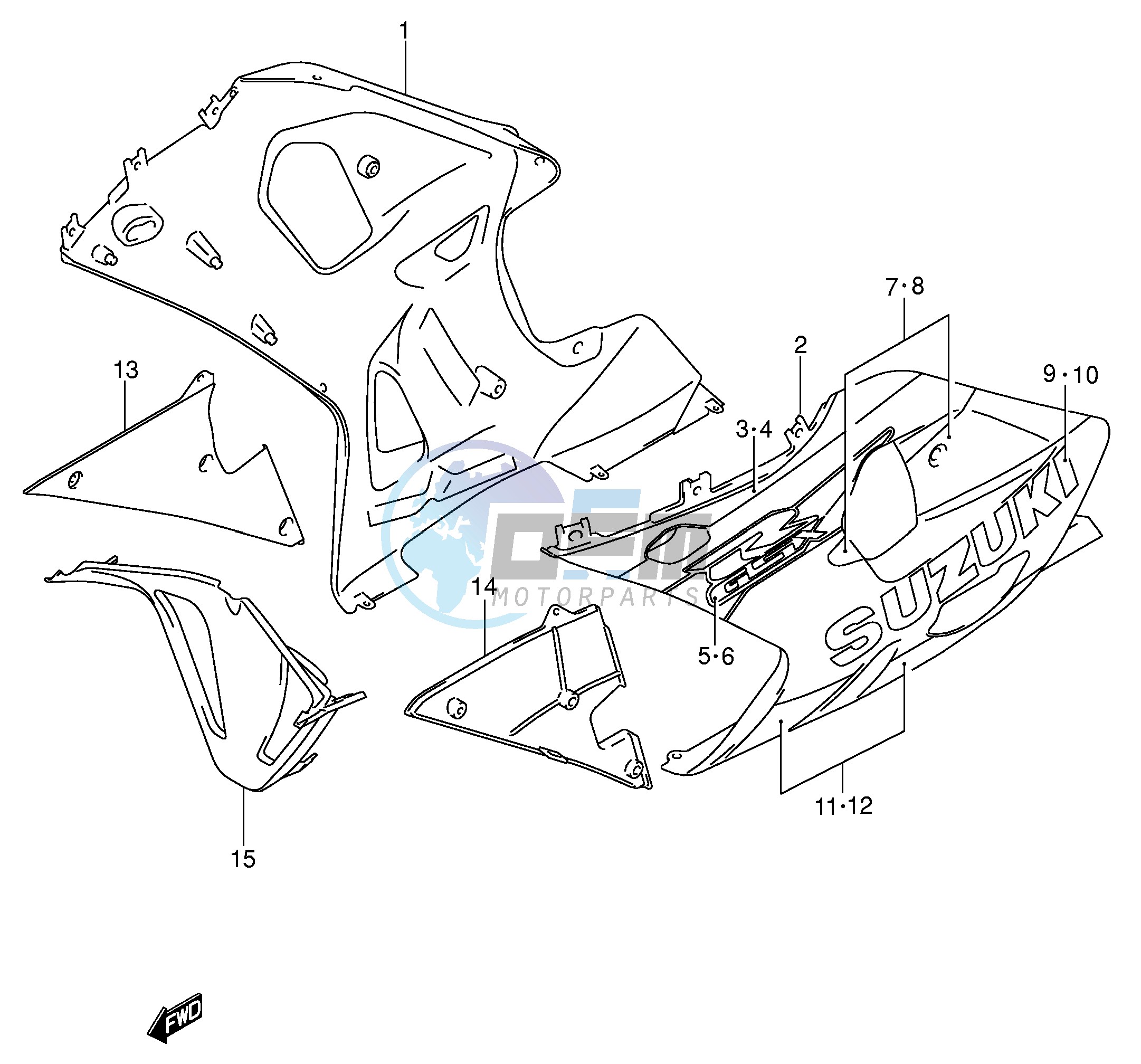 UNDER COWLING (MODEL K1)