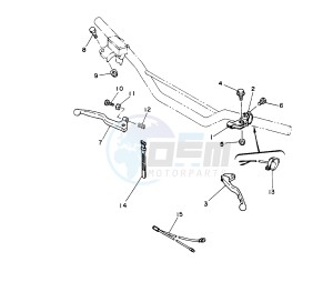 YZ LC-LW 80 drawing HANDLE SWITCH AND LEVER