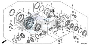 VFR1200XDC drawing FINAL DRIVEN GEAR