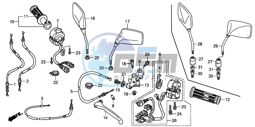 HANDLE LEVER/SWITCH/ CABLE