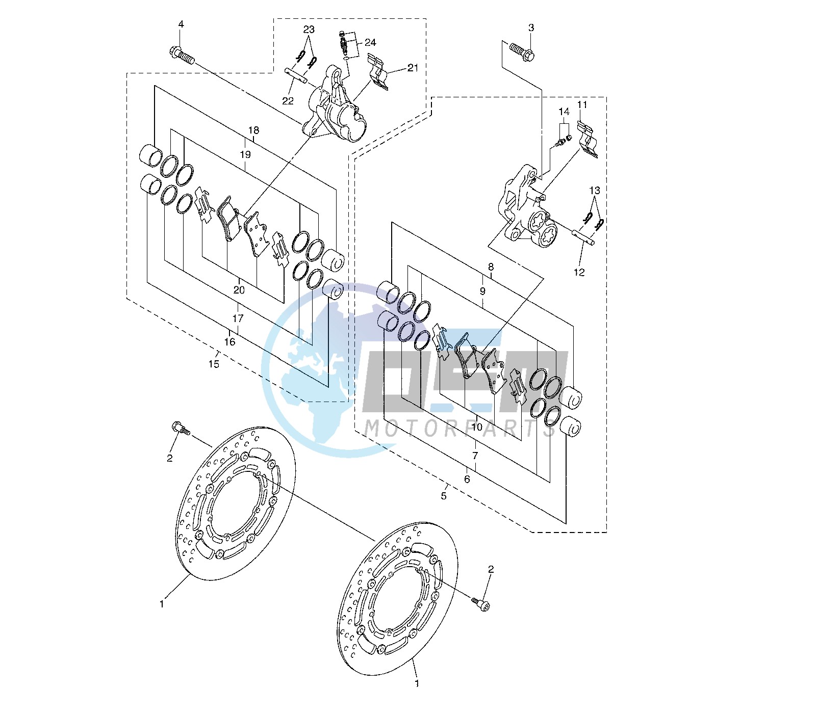 FRONT BRAKE CALIPER