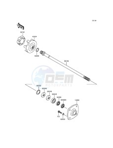 JET_SKI_ULTRA_LX JT1500KDF EU drawing Drive Shaft