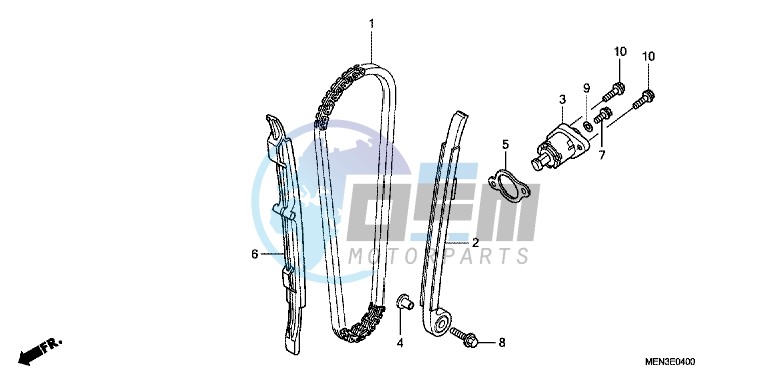 CAM CHAIN/ TENSIONER