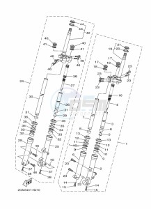 GPD125-A NMAX 125 (BV3D) drawing CRANKCASE COVER 1