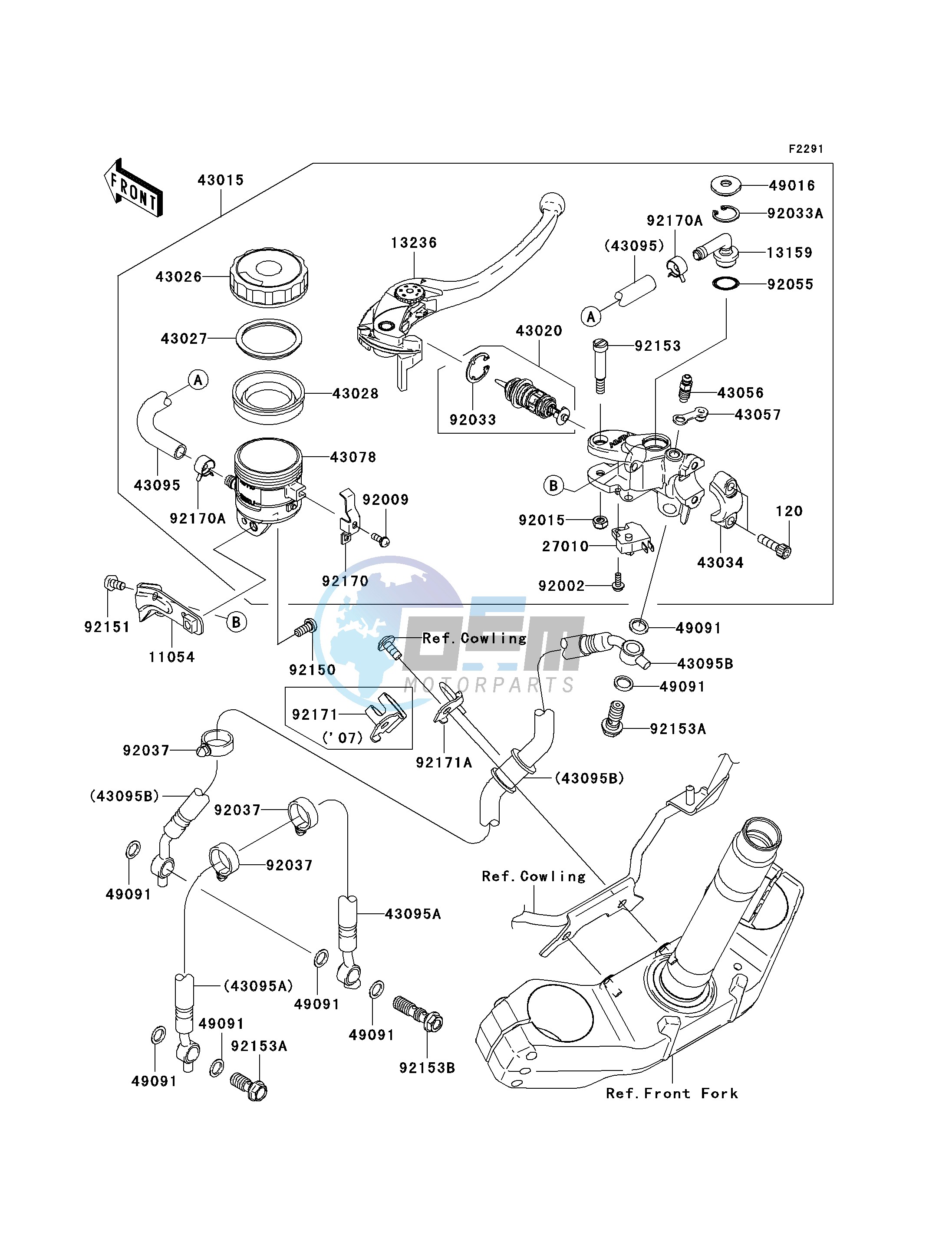 FRONT MASTER CYLINDER