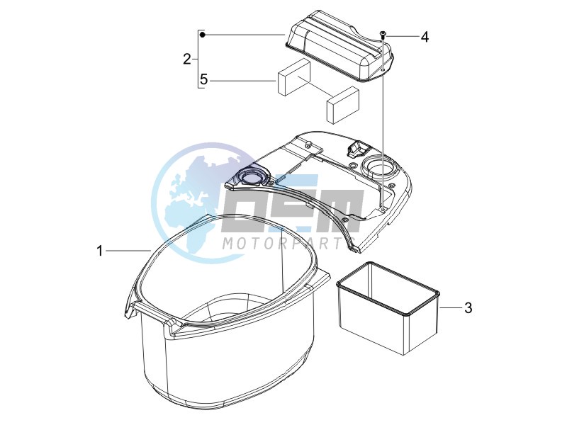 Helmet housing - Undersaddle