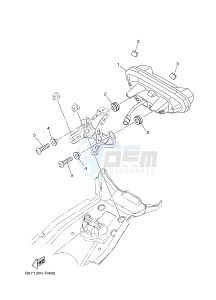 MTN1000 MTN-1000 MT-10 (B67E) drawing TAILLIGHT