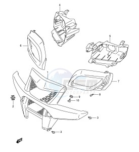 LT-A700X (E28-E33) drawing FRONT GRILLE