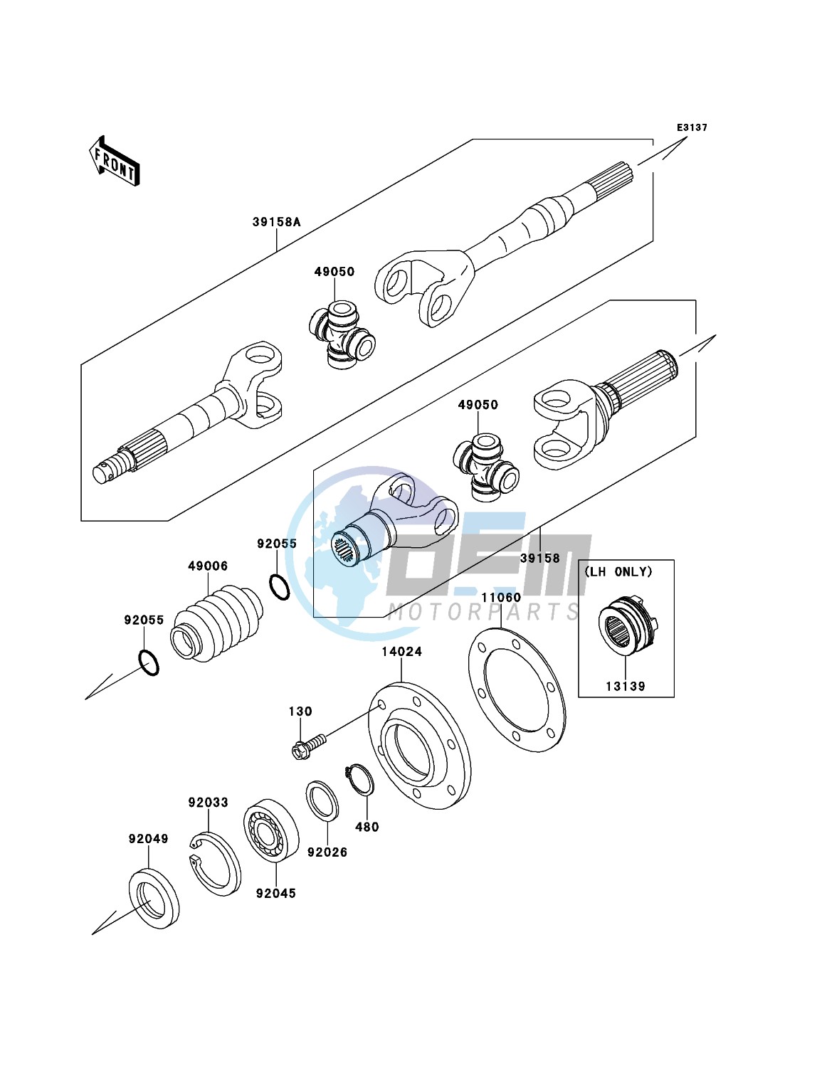 Drive Shaft-Rear