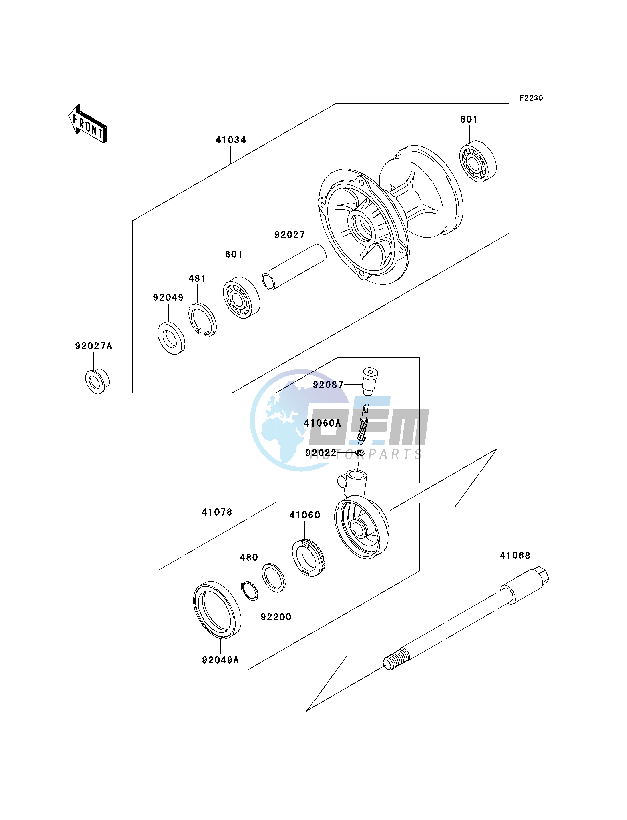 FRONT HUB