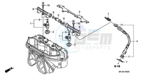 CBR600RRA France - (F / CMF 2F) drawing FUEL INJECTOR