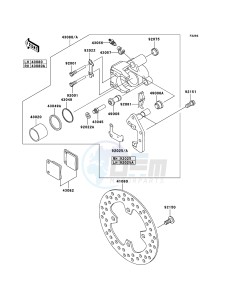 KVF360 KVF360B7F EU drawing Front Brake