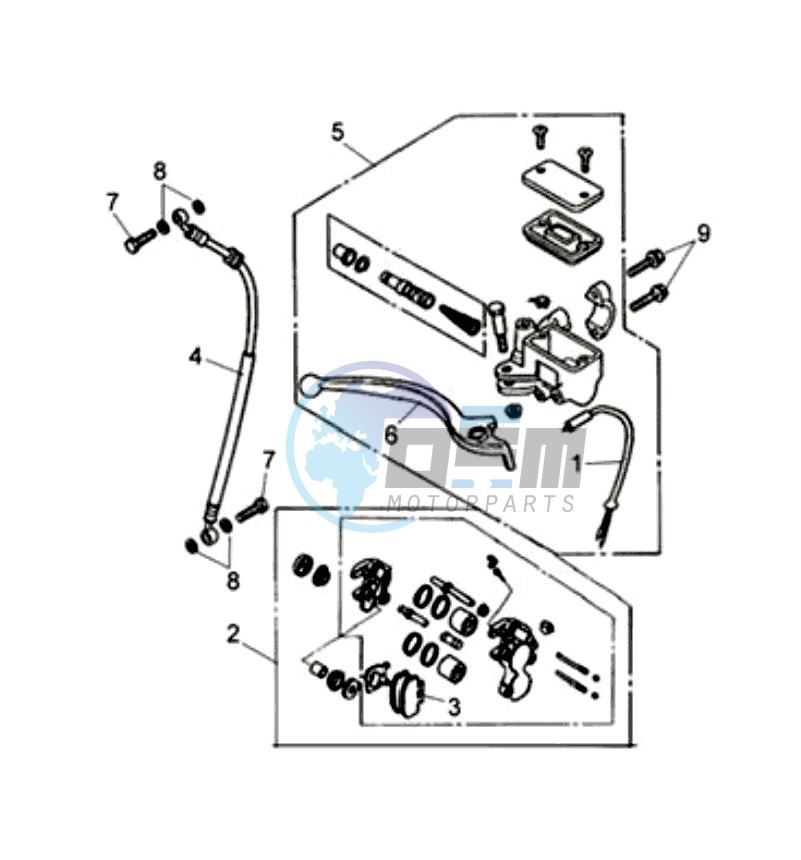 BRAKE LEVER / BRAKE CALIPER / BRAKE LINES