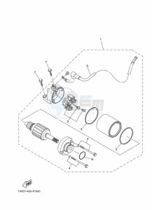 YZF320-A YZF-R3 (B2X3) drawing STARTING MOTOR