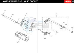 MARATHON-125-PRO-BLUE drawing PRE-SELECTOR GEAR