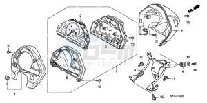 CB600F9 Europe Direct - (ED) drawing METER