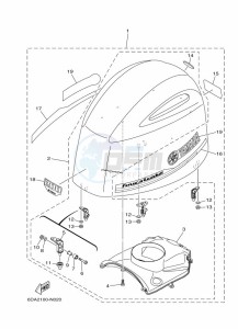 F200FETX drawing FAIRING-UPPER