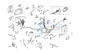 GP1 LOW SEAT - 125 CC VTHPS1B1A EU3 drawing WIRING HARNESS