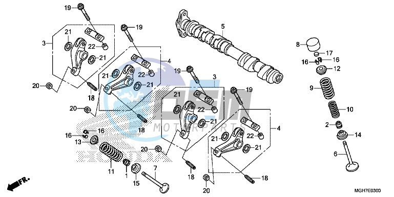 CAMSHAFT/ VALVE (FRONT)