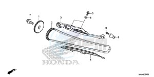 NC750SAG NC750S Europe Direct - (ED) drawing CAM CHAIN/ TENSIONER