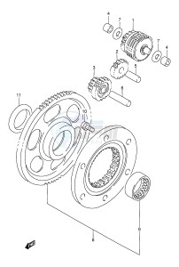 DR800S (E4) drawing STARTER CLUTCH