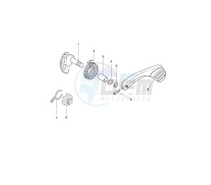 BW'S EASY 50 drawing KICK STARTER GEARS