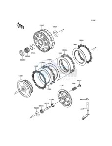 VULCAN 900 CUSTOM VN900CGF GB XX (EU ME A(FRICA) drawing Clutch