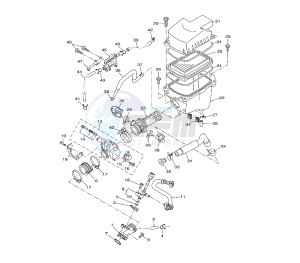 WR R 125 drawing INTAKE