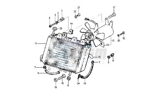 X9 180 Amalfi drawing Cooling system