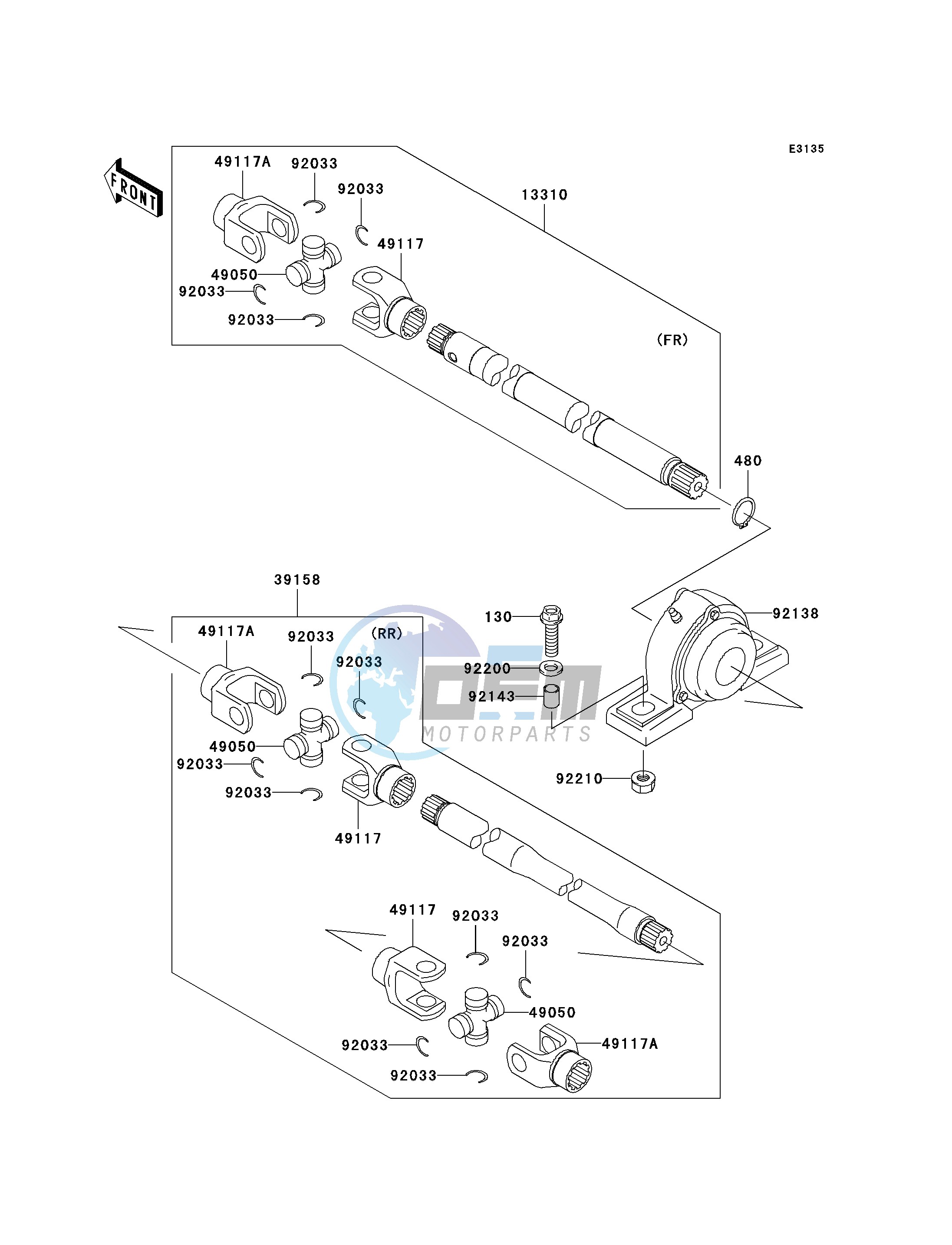 DRIVE SHAFT-PROPELLER