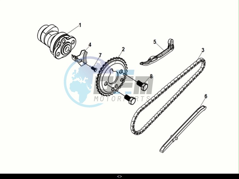 CAM SHAFT-CYL. HEAD L. SIDE COVER