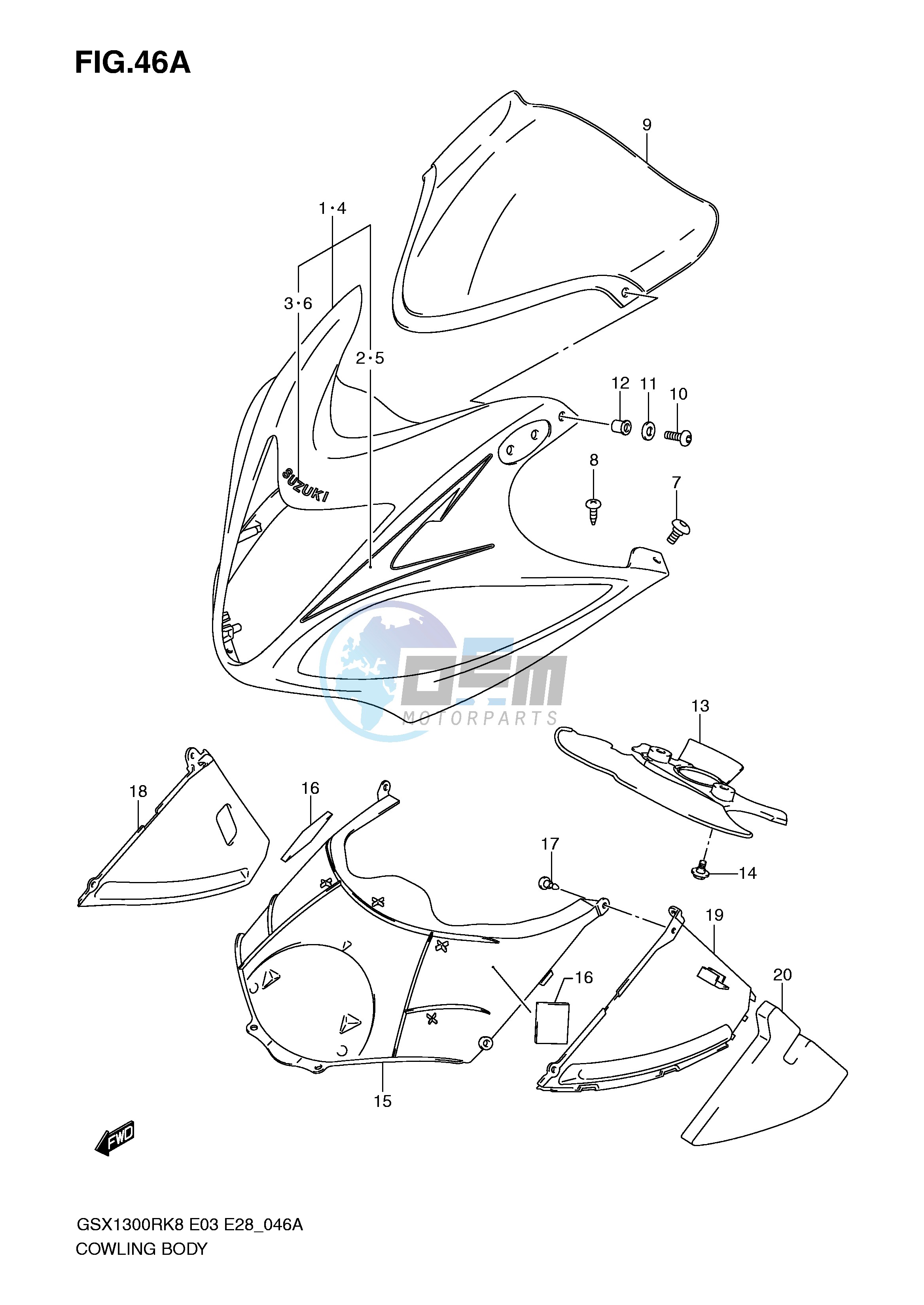 COWLING BODY (MODEL K9)