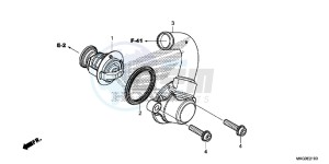 CMX500AH UK - (E) drawing THERMOSTAT