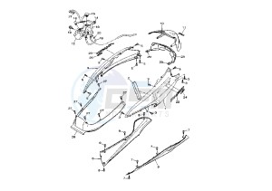 YP MAJESTY 400 drawing REAR BODY