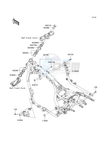 VN 1700 E [VULCAN 1700 CLASSIC] (9G-9FA) E9FA drawing FRAME