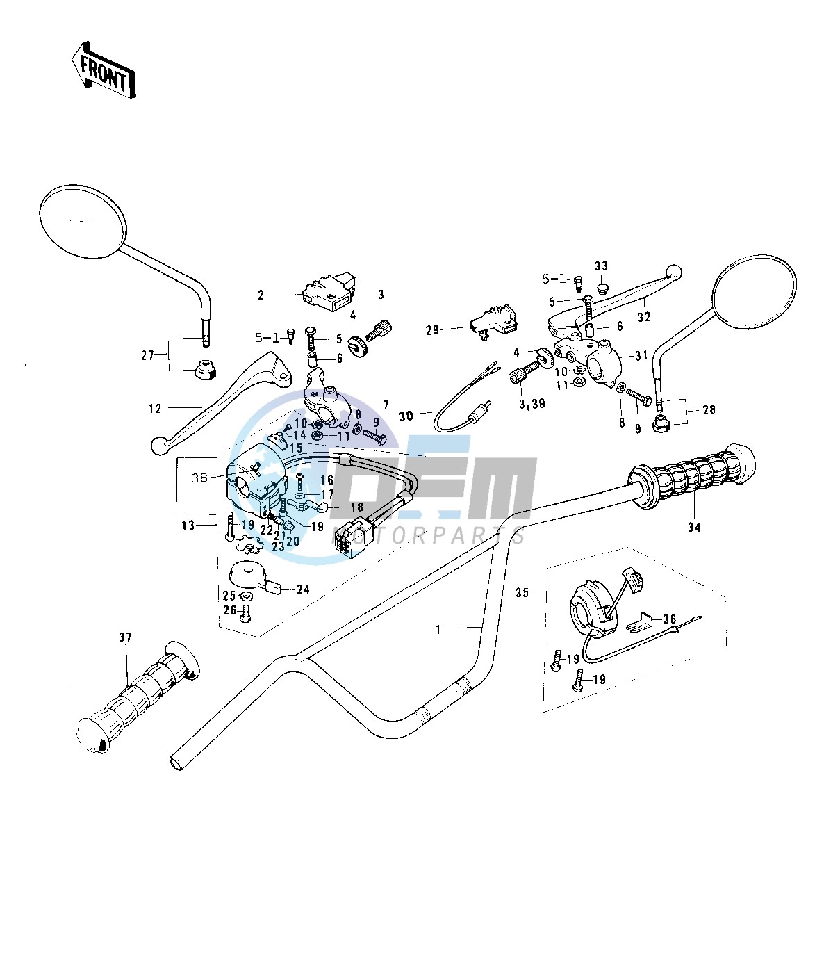 HANDLEBAR -- 76-79- -