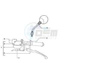 DNA 180 drawing Rear brake cylinder