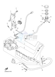 FJR1300AE FJR1300-AS FJR1300AS (B954) drawing CLUTCH ACTUATOR