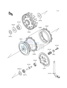 ZX 600 E [NINJA ZX-6] (E4-E6) [NINJA ZX-6] drawing CLUTCH