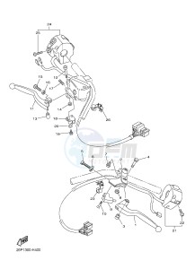 XVS950A (26P6) drawing HANDLE SWITCH & LEVER