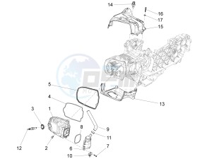 LXV 125 4T 3V E3 (APAC) drawing Cylinder head cover