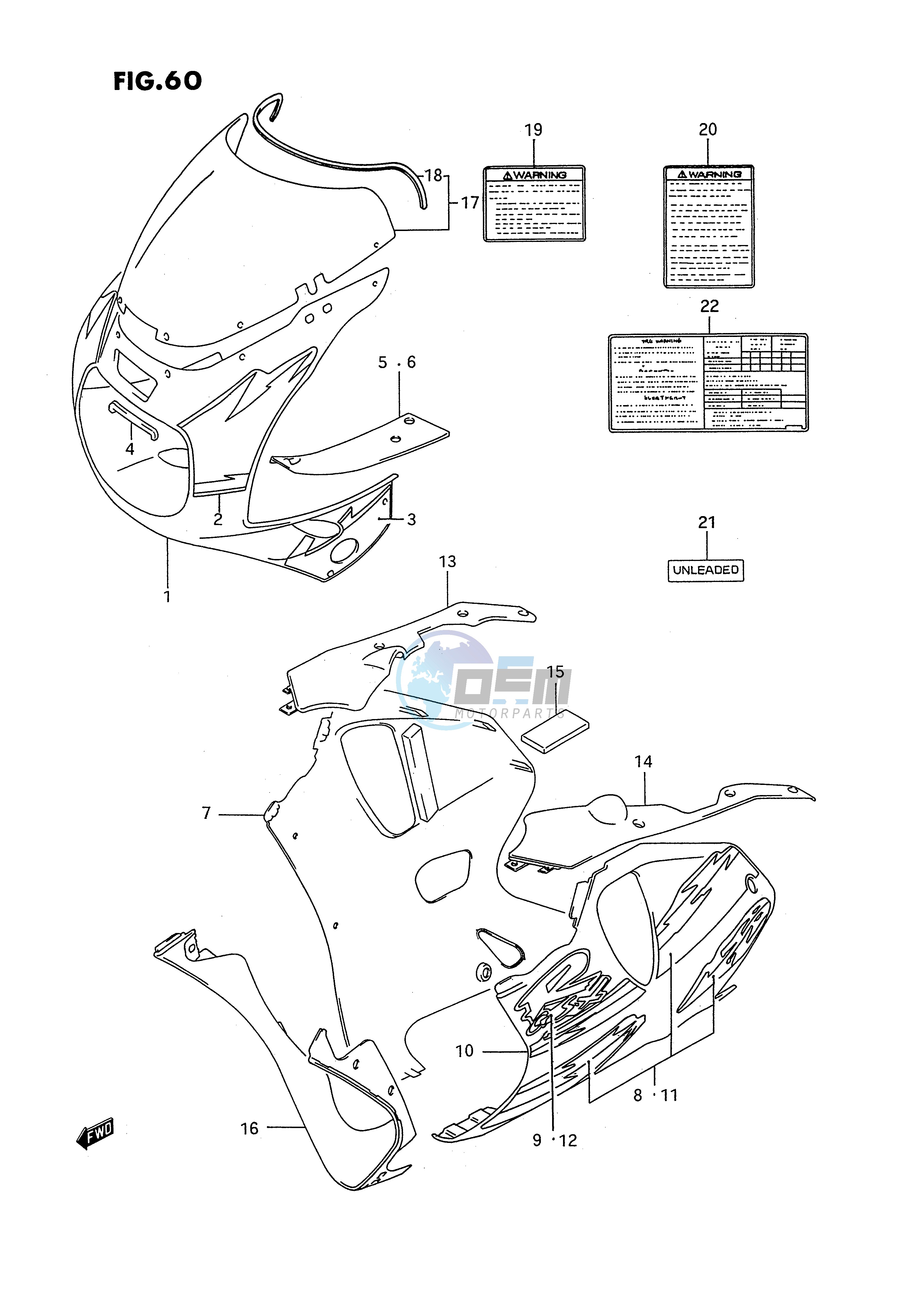 COWLING BODY (MODEL P M18,A5L)