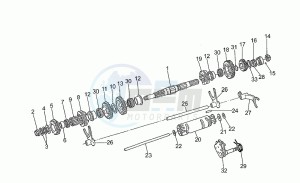 Sport Corsa 1100 drawing Driven shaft