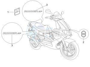 Runner 50 SP drawing Plates - Emblems