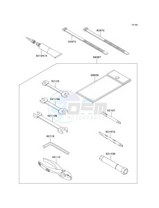 JT 1500 F [ULTRA 260LX] (F9F) F9F drawing OWNERS TOOLS