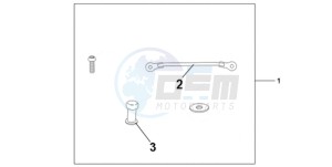 CBR1000RA9 BR / ABS MME drawing TANK BAG ATT KIT