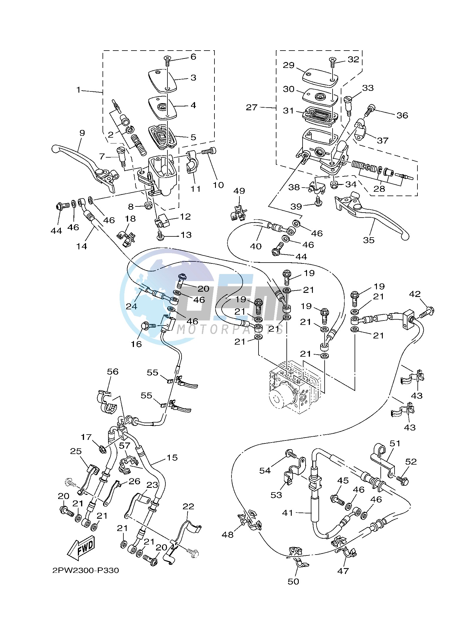 FRONT MASTER CYLINDER