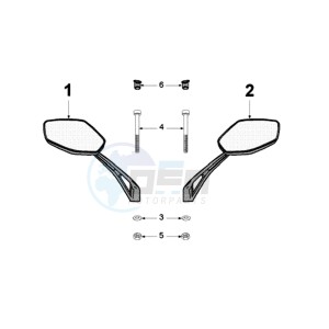 FIGHT 3 4T LE MANS drawing MIRRORS