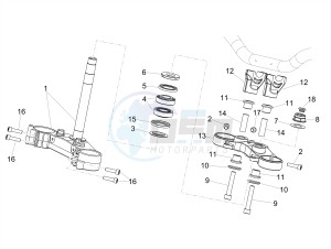 DORSODURO 900 E4 ABS (EMEA, LATAM) drawing Steering