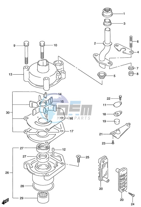 Water Pump (DT140EFI